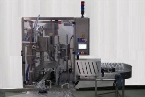 High speed filling machine for liquid designed and manufactured by MOM Packaging