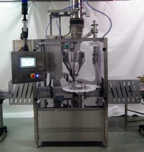 Powder fillinf machine - Machine de dosage poudre - Doseuse Pondérale à plateau indexé