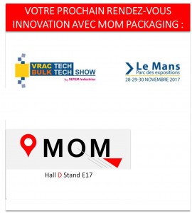 Vractech Le Mans 2017, nous y serons ! MOM Packaging