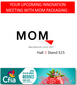 Filling machines at CFIA Rennes 2018 : meet MOM Packaging